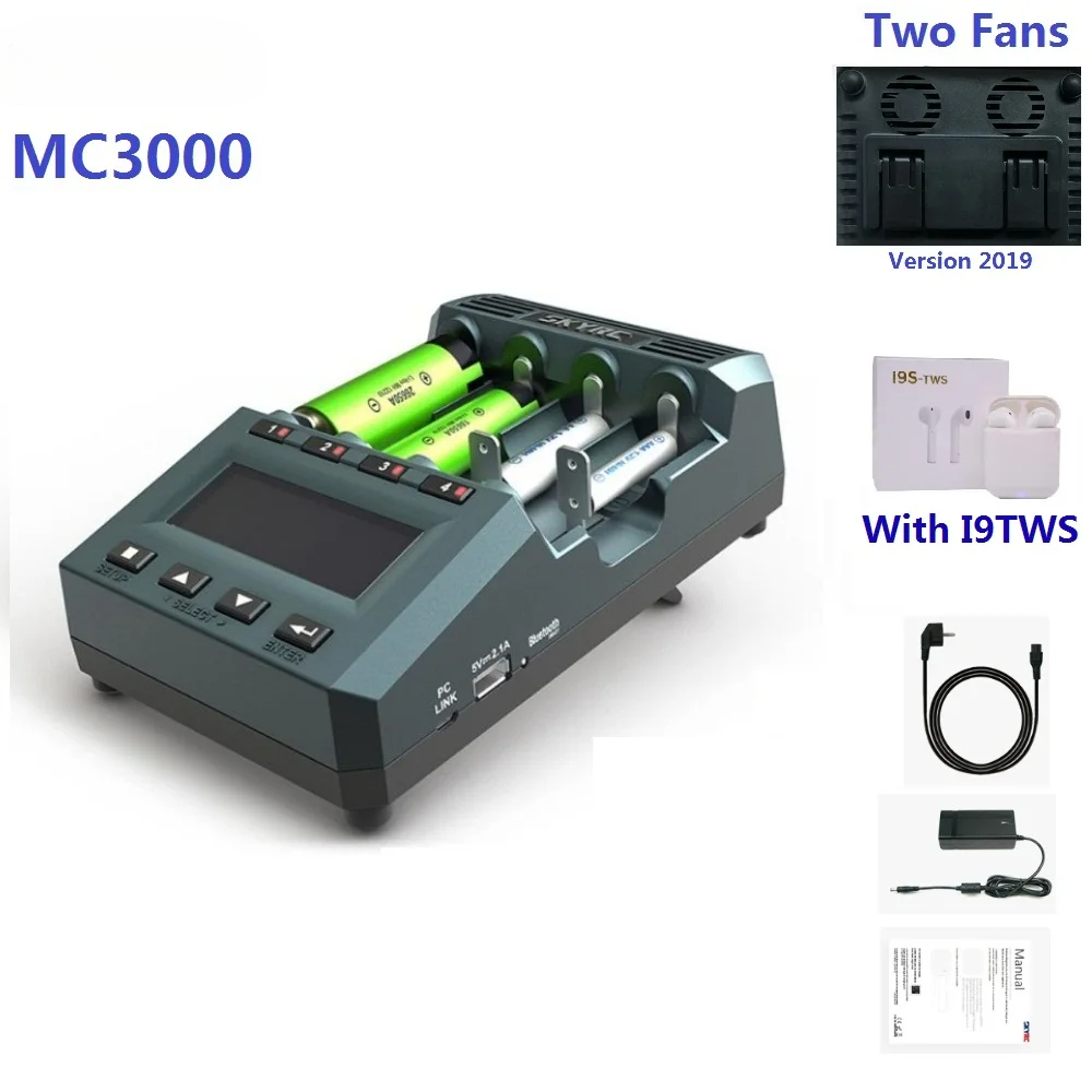 Fpv Drone Charger - MC3000 Smart 4 Slots LCD Display