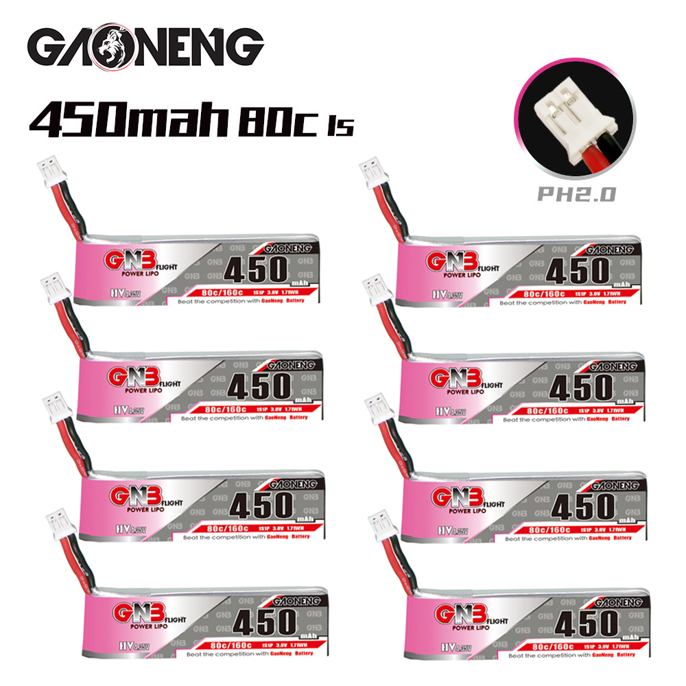 Fpv Drone Battery - GNB HV 1S 3.8V 450mAh 80C/160C