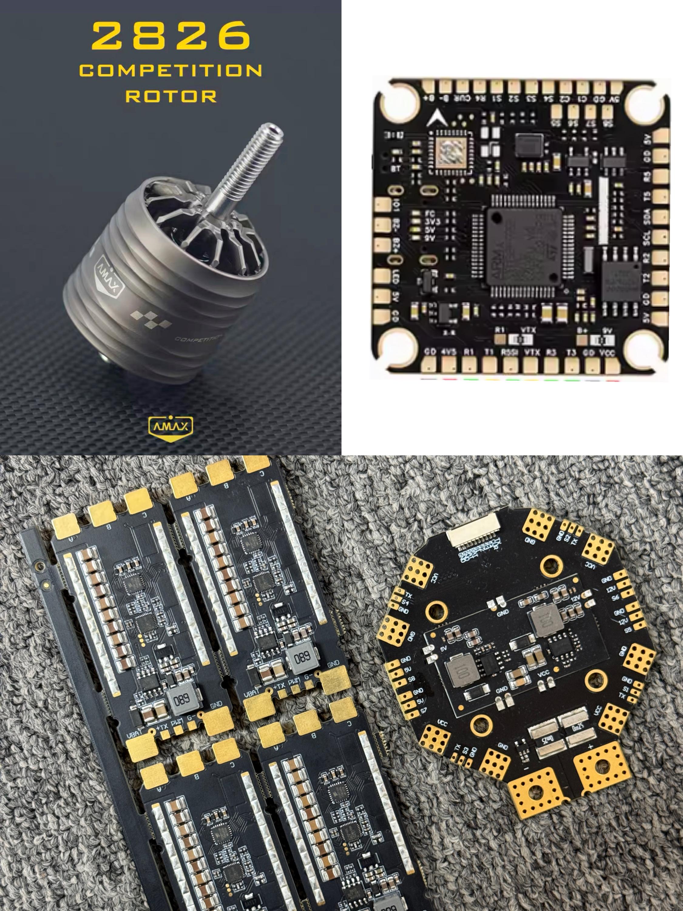 Fpv Drone Motor - 2826 800KV Brushless Motor 4PCS+12S F722
