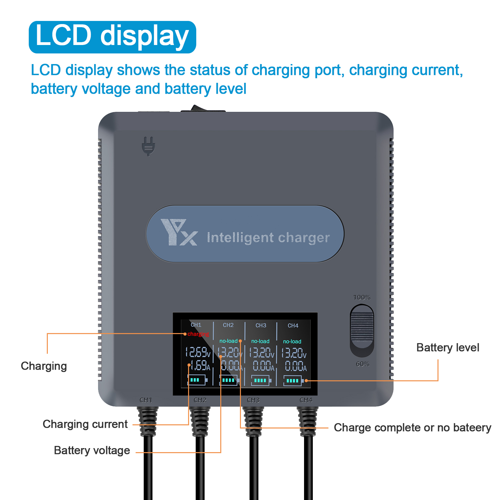 6 in 1 Digital display Battery - огляд і ціна Fpv Drone Charger