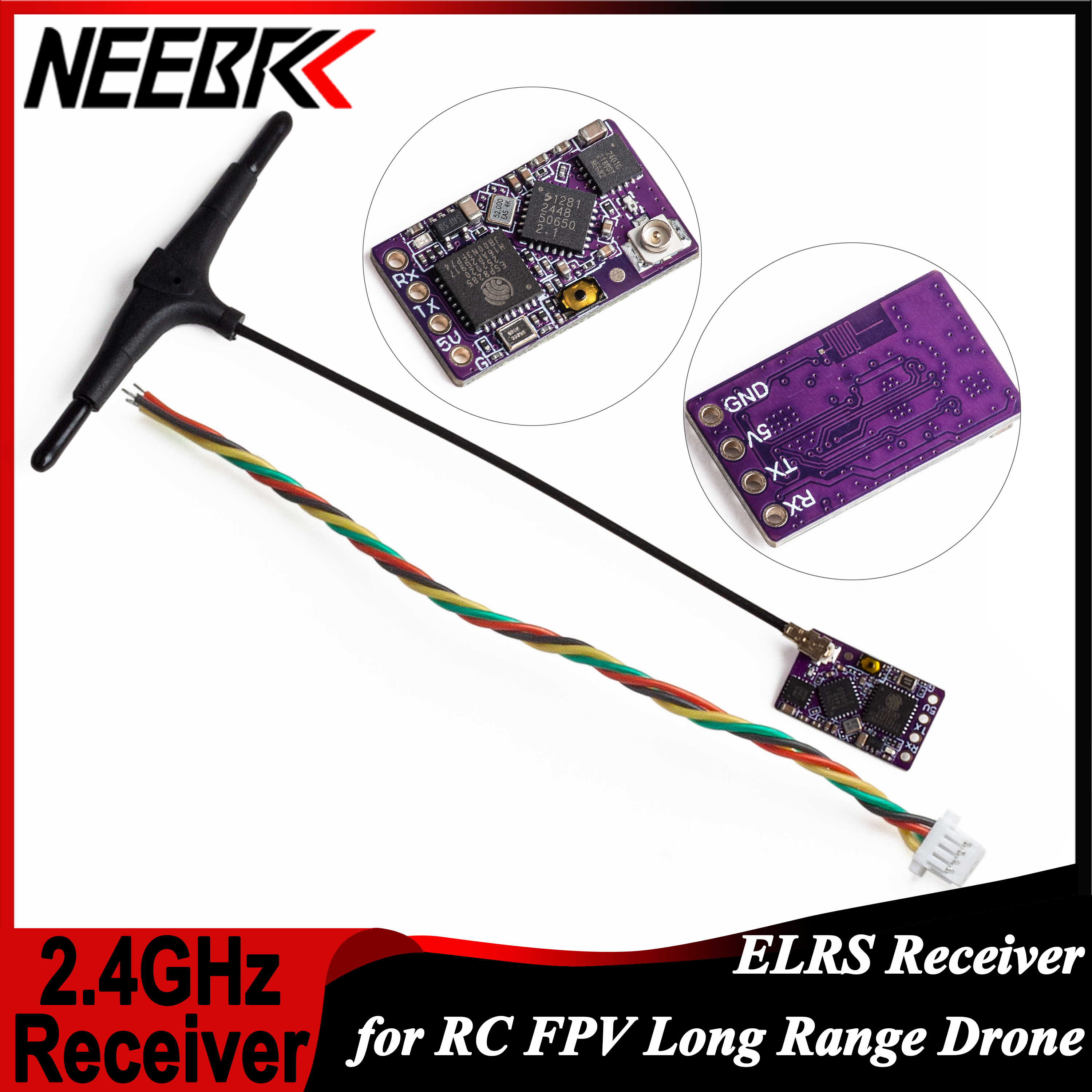 1/2/5/10PCS ELRS 2.4GHz RX Lon - огляд і ціна Fpv Drone Quadcopter