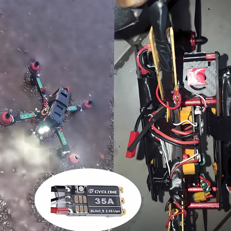 Cyclone 35A BLHeli_S ESC - Hig - огляд і ціна Fpv Drone Quadcopter