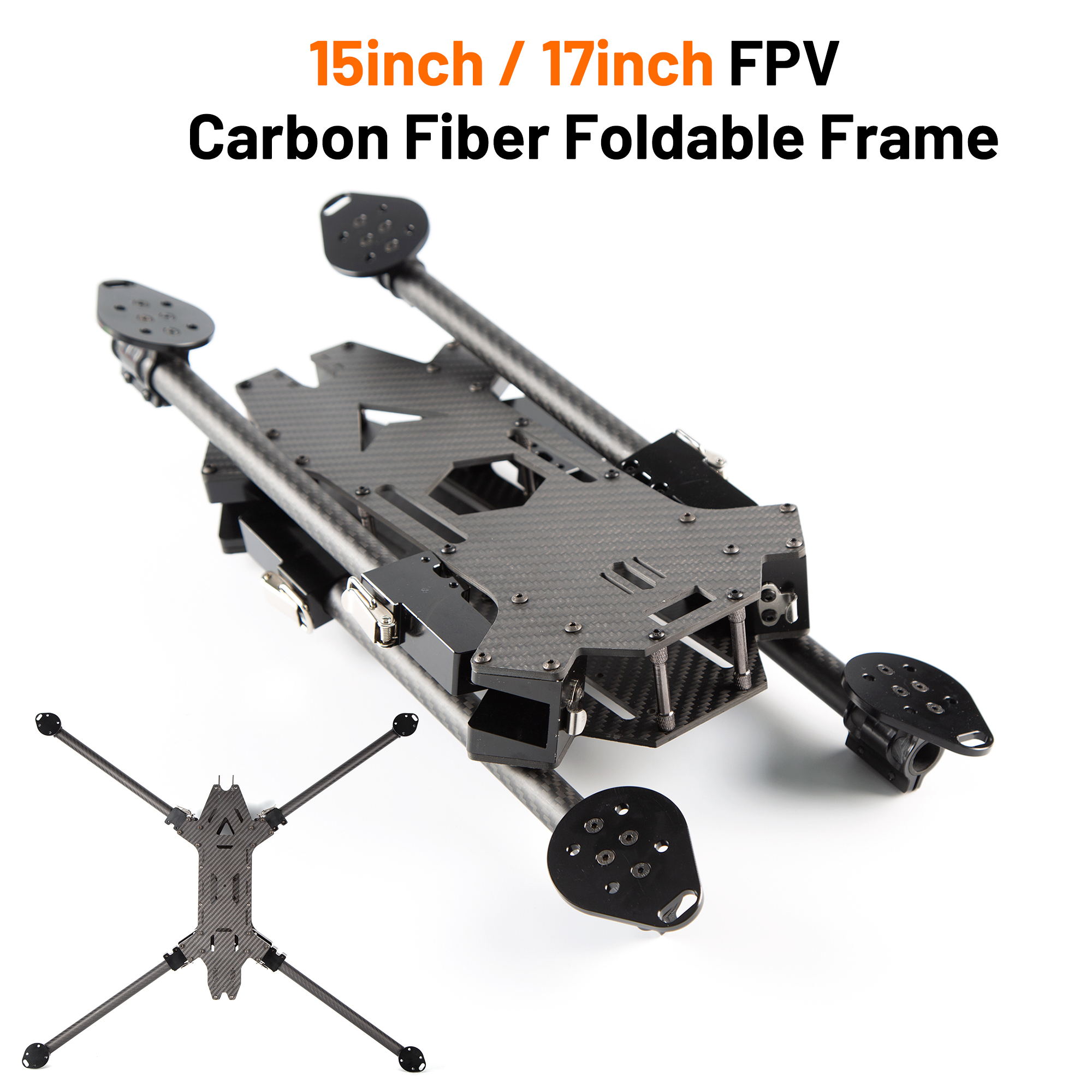 15inch /17inch FPV Carbon Fibe - огляд і ціна Fpv Drone Kit