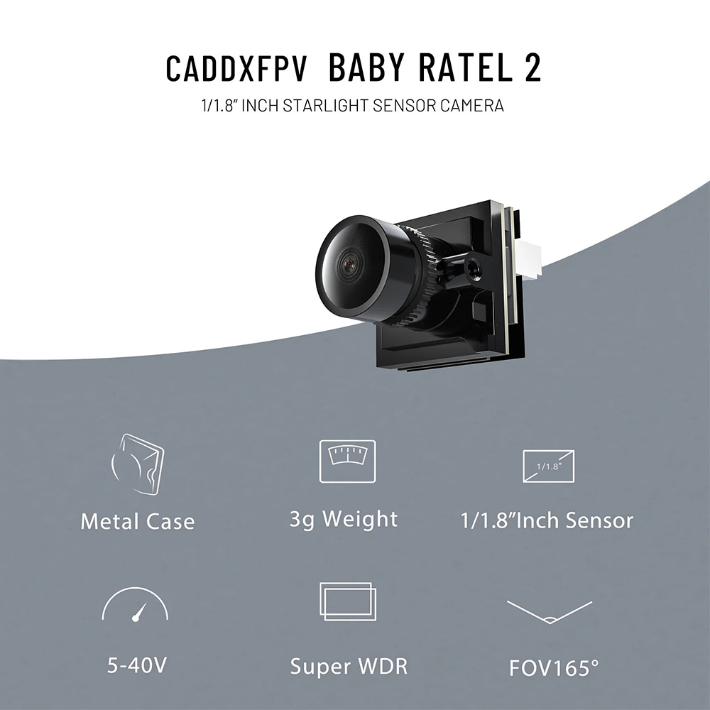 CADDX Micro FPV Camera Ratel 2 - огляд і ціна Fpv Drone Camera