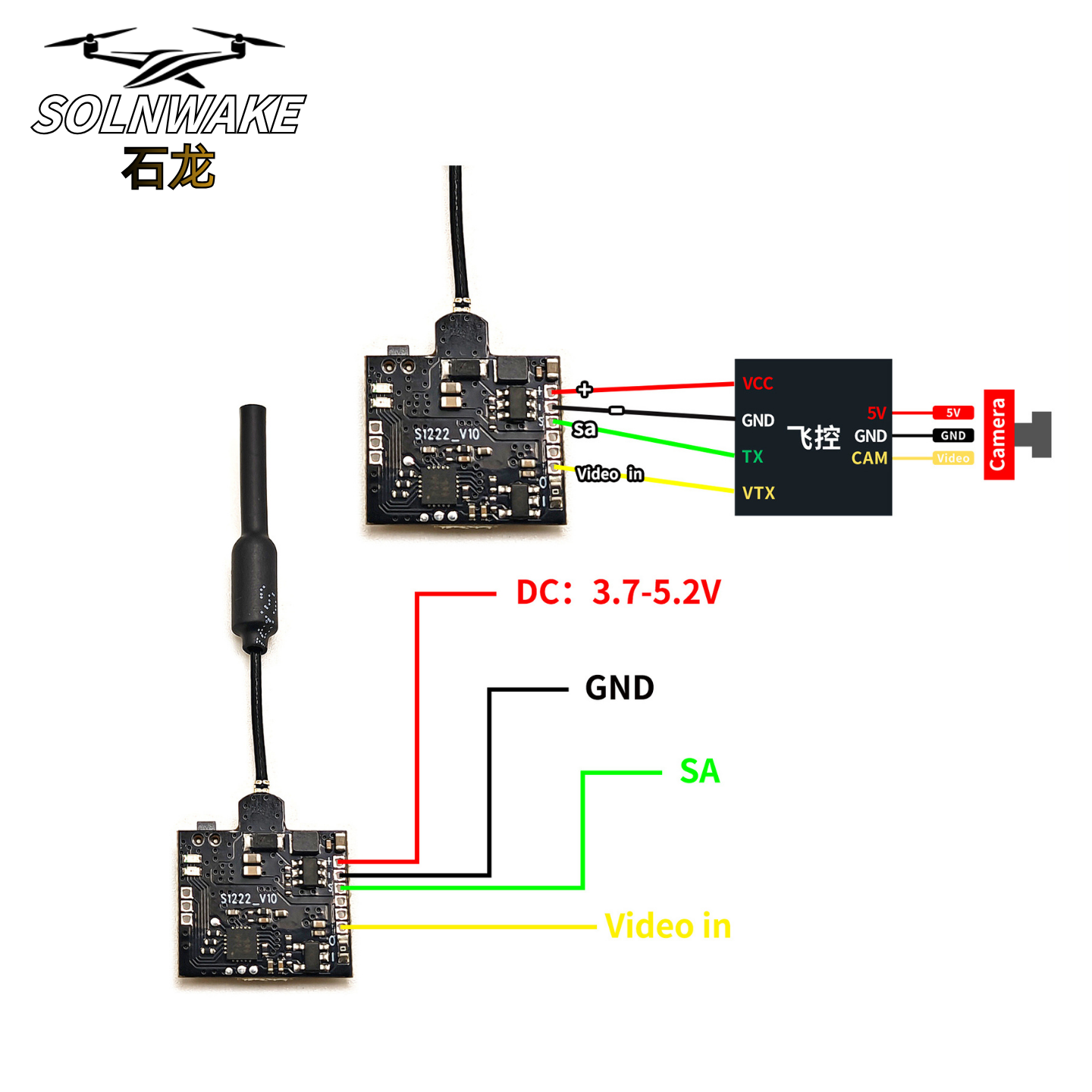 SLONWAKE Nano 5.8G 48CH 200mW  - огляд і ціна Fpv Drone Frame