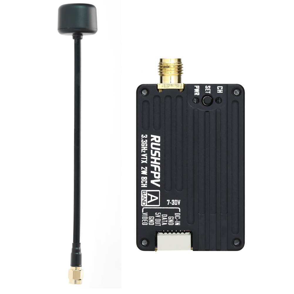 RUSHFPV 3.3G 2W VTX Transmitte - огляд і ціна Fpv Drone Battery