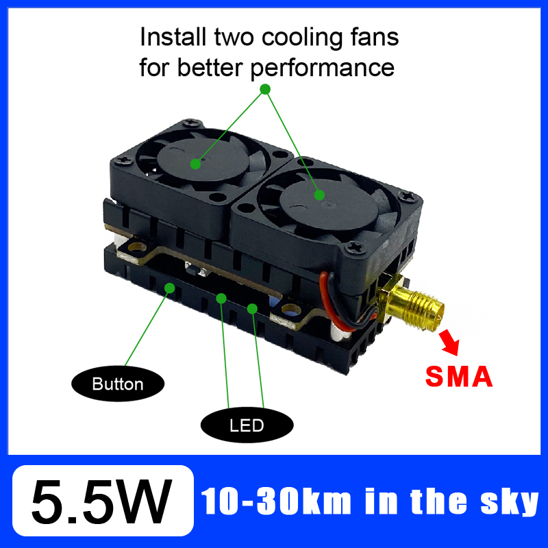 Long Range 5.8GHz 5.5W Video T - огляд і ціна Fpv Drone Flight Controller