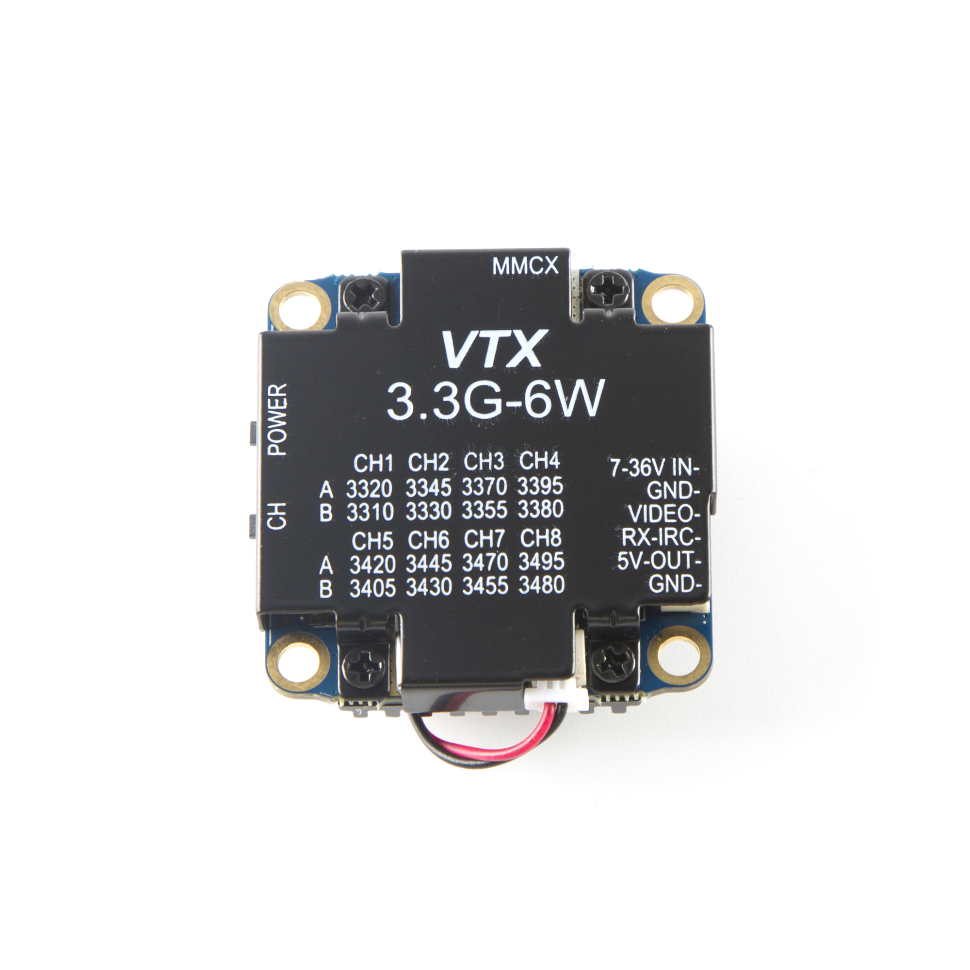 FPV Video Transmitter 3.3G 6W  - огляд і ціна Fpv Drone Vtx