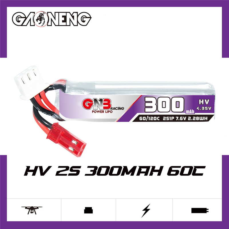 GAONENG GNB 2S 7.6V 300mAh 60C - огляд і ціна Fpv Drone Battery